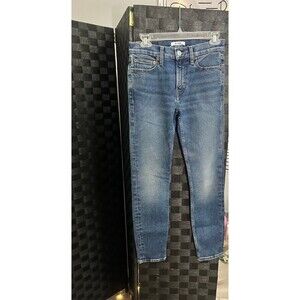 Re/Done Women’s 90s Mid Rise Ankle Crop Jeans
